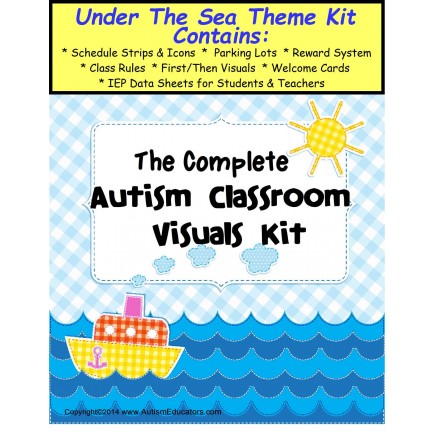 Autism Classroom Visuals Kit - UNDER THE SEA THEME